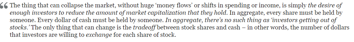 This is what can collapse the market
