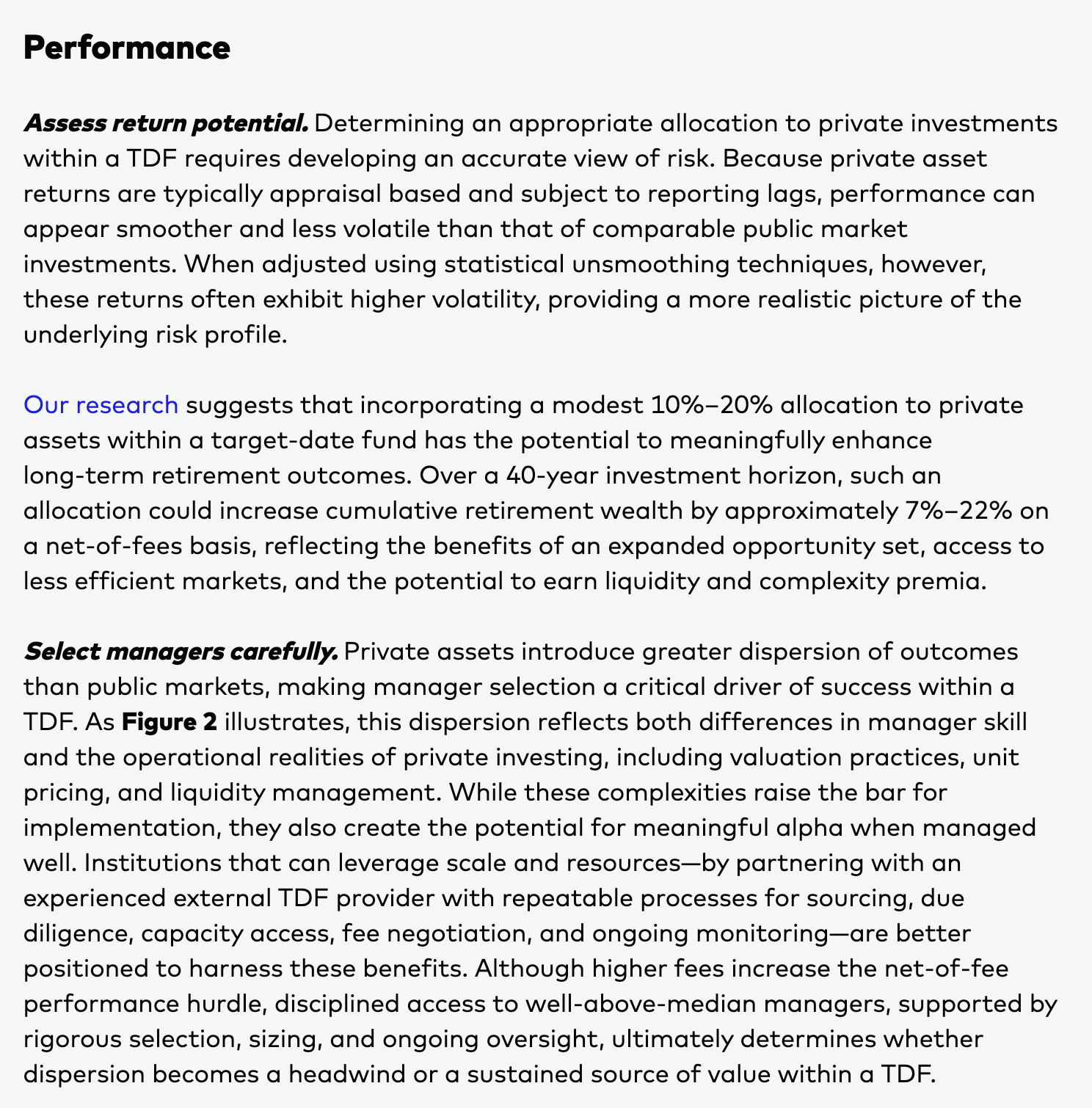 performance