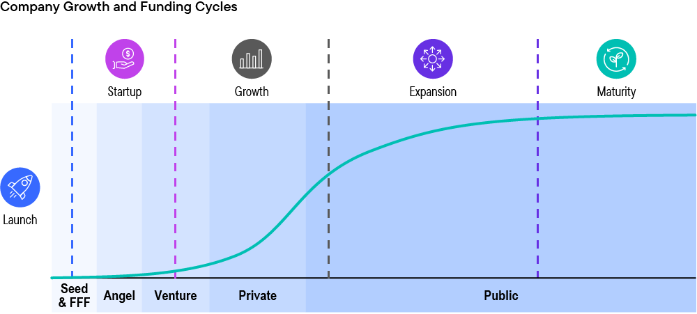 Co. growth and funding cycles