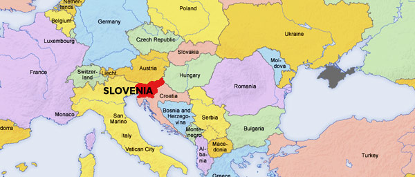 slovenia map