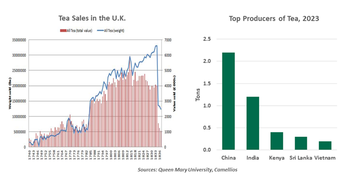 Tea Sales in the UK and Top Tea Producers in 2023
