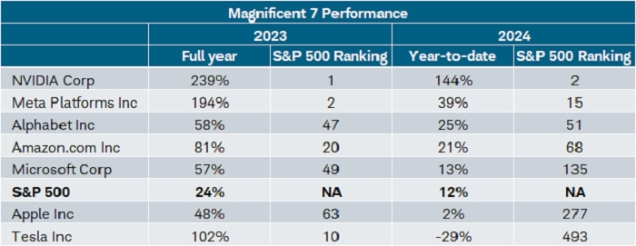 Mag 7 Performance