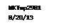 Text Box: MKTwp2981 8/20/13