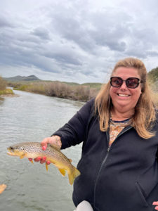 First fly fishing catch.
