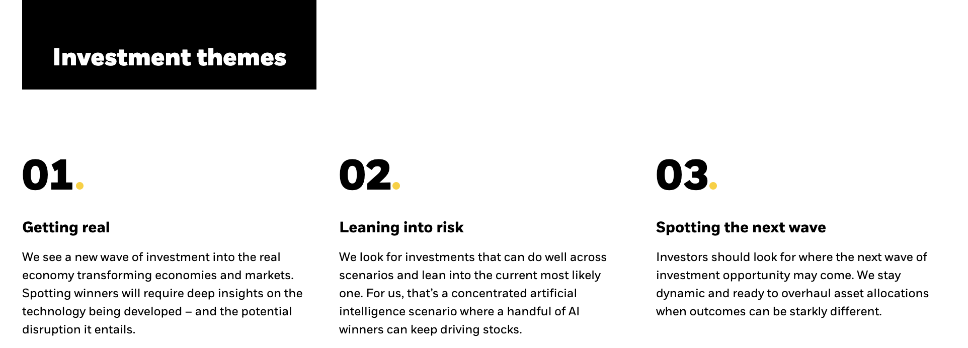 Investment Themes